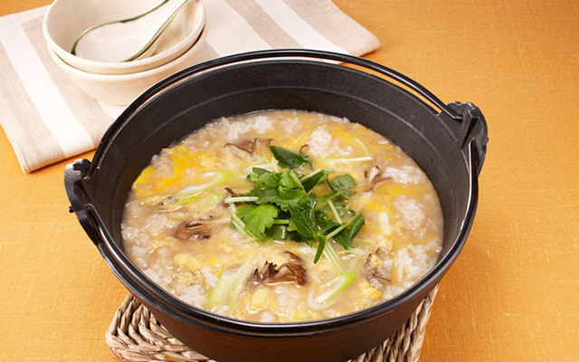 比内地鶏スープ(残ったスープでつくる 雑炊)