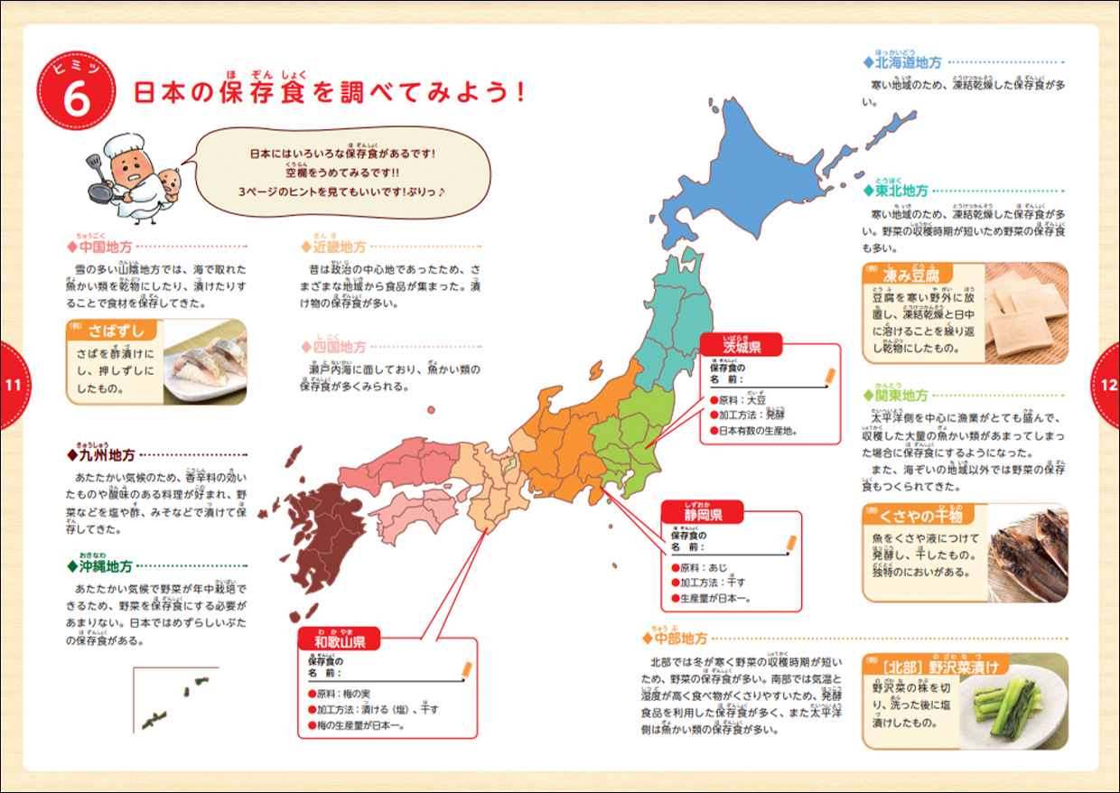 日本の保存食を調べてみよう！