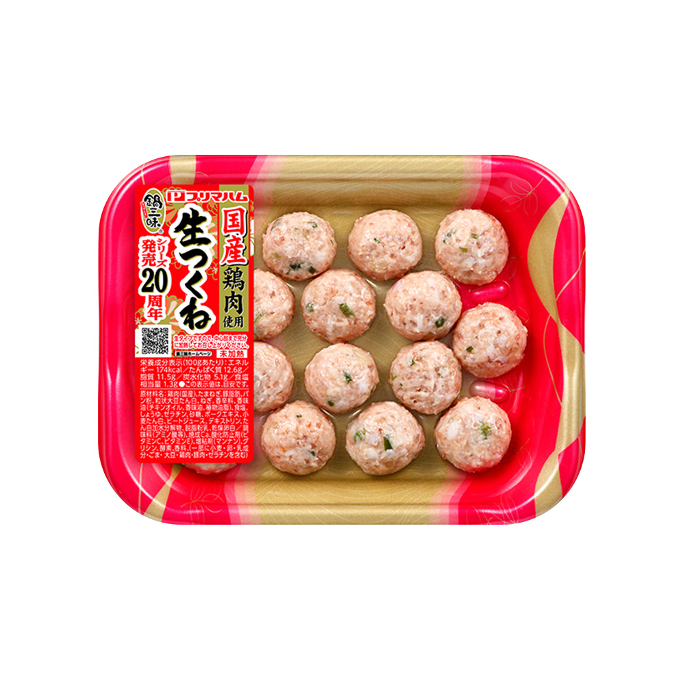 鍋三昧　レギュラー（16粒） 国産鶏肉使用　生つくね（プレーン）