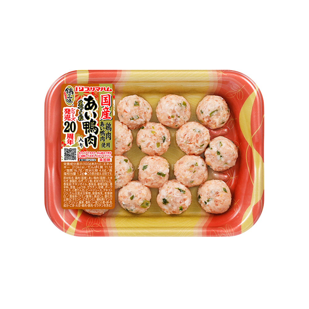 鍋三昧　レギュラー（16粒） 国産鶏肉・あい鴨肉使用　生つくね　あい鴨肉入り