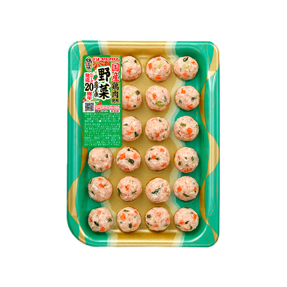鍋三昧　大型パック（24粒） 国産鶏肉使用　生つくね　野菜