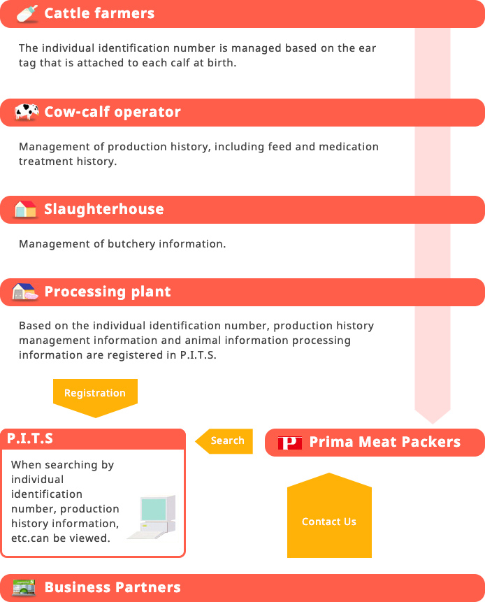 Traceability data flow