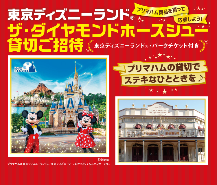 東京ディズニーランド® ザ・ダイヤモンドホースシュー 特別プランご招待