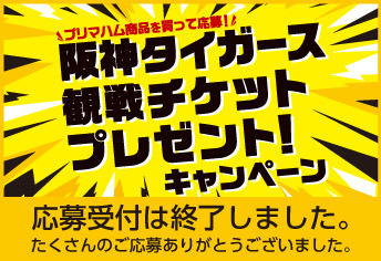 阪神タイガース観戦チケットプレゼントキャンペーン