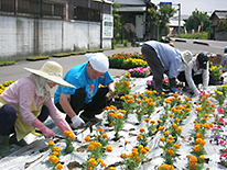 【地域コミュニティ活動：花壇の整備】