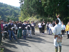 『森づくり活動2012年』秩父の山での間伐活動