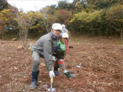 南島原市での植樹に参加（プリマルーケ）