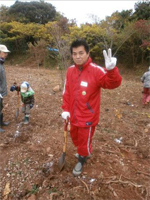 南島原市での植樹に参加（プリマルーケ）