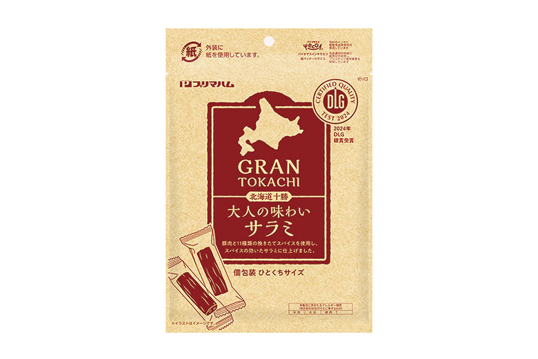 Package photo of Grand Tokachi Series Salami for the grown-up plate
