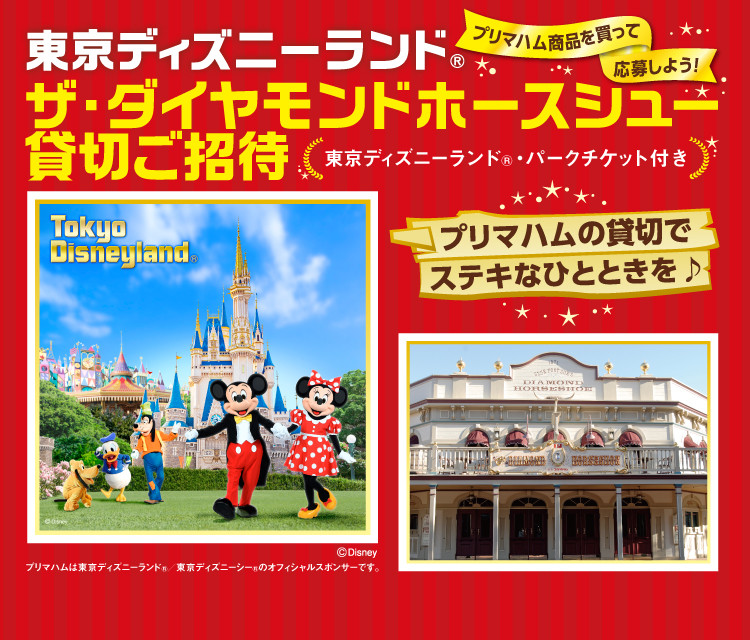東京ディズニーランド® ザ・ダイヤモンドホースシュー 特別プランご招待