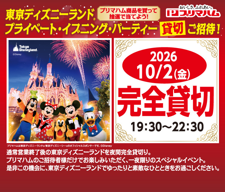東京ディズニーランド®貸切ご招待