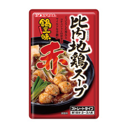 鍋三昧&reg;<br>比内地鶏スープ 赤（ストレートタイプ）