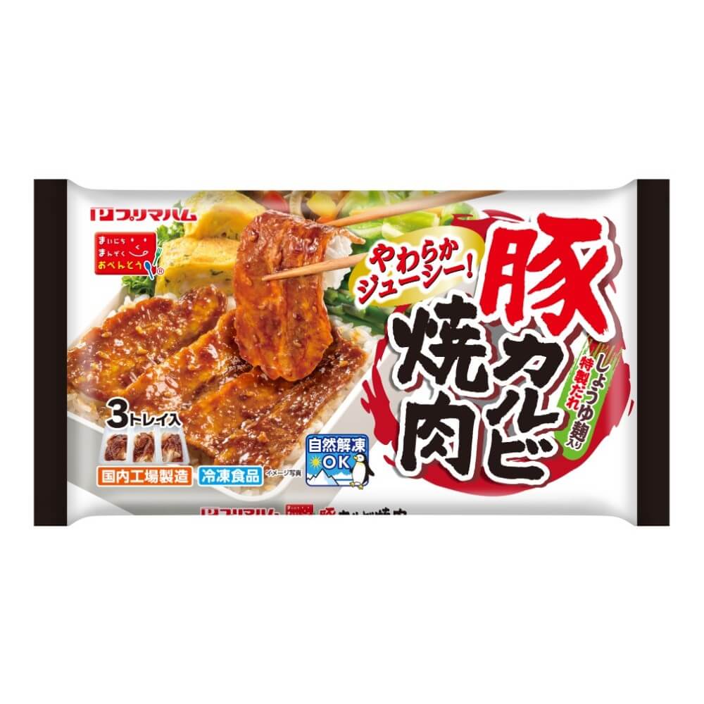 豚カルビ焼肉　しょうゆ麹入り特製だれ