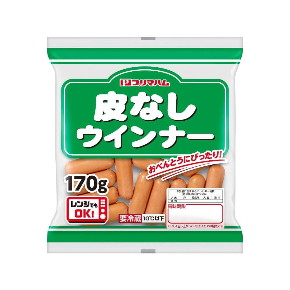皮なしウインナー