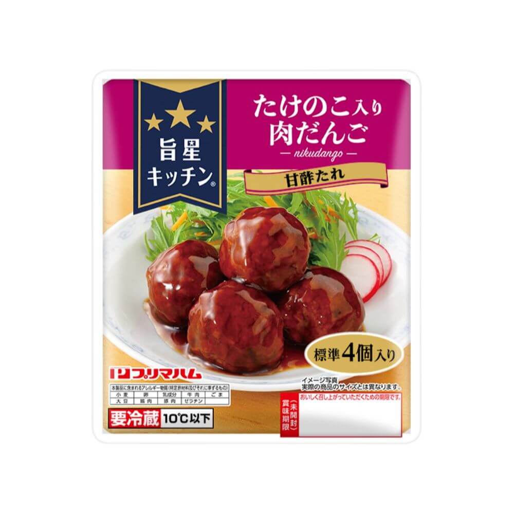 旨星キッチン®　たけのこ入り肉だんご甘酢たれ