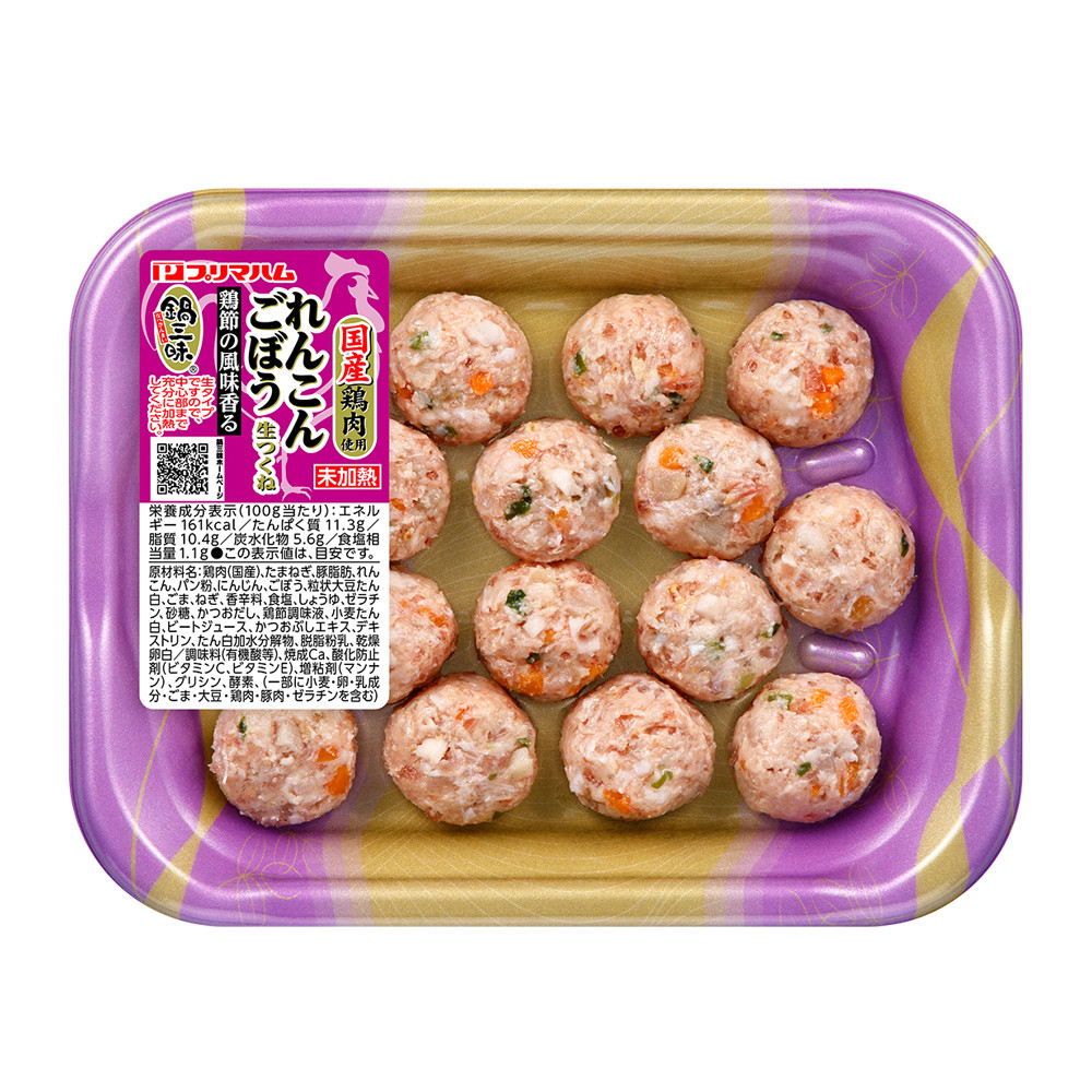 鍋三昧®<br>国産鶏肉使用　生つくね　れんこんごぼう