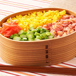 洋風三色弁当