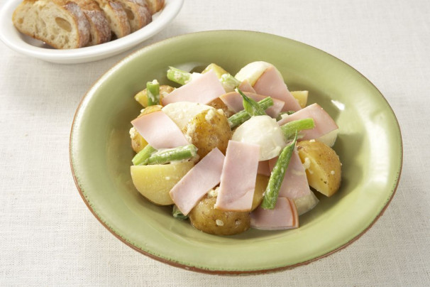 ハムと蒸し野菜のタルタルサラダ