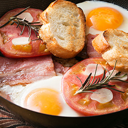 フライパンひとつで作る朝ごはん