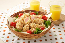 ウインナーの煎餅揚げ