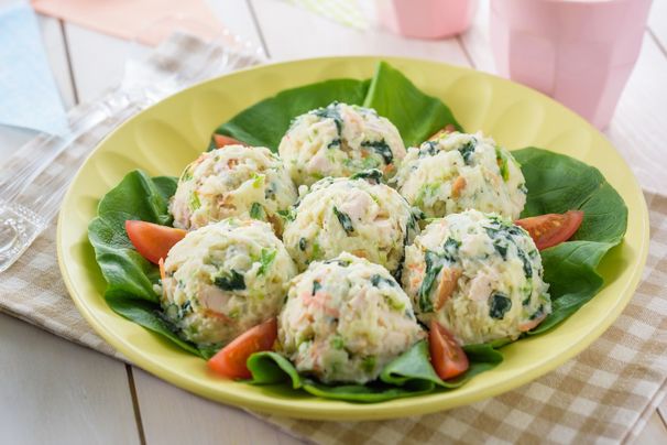 スモークチキンとなますのポテトサラダ