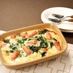 ウインナーのもちグラタン