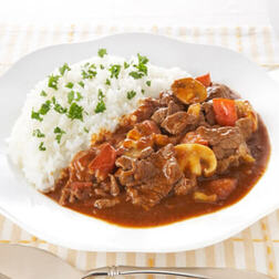 フライパンで簡単ハヤシライス