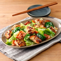 やきとりのマヨ炒め