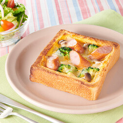 パイ生地いらず！ キッシュ風トースト