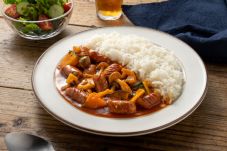 香薫ウインナーと秋野菜のハヤシライス