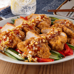 フライドチキンのよだれ鶏風