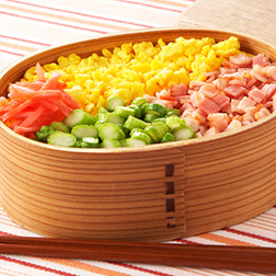 洋風三色弁当