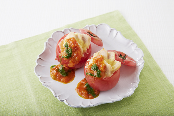丸ごとトマトのイタリアンサラダチキン
