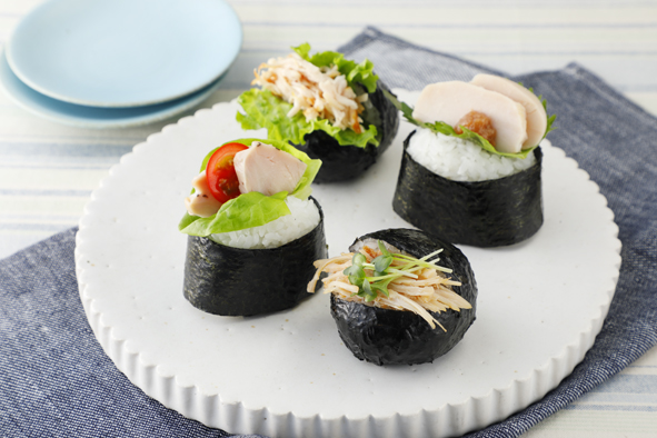 プリマハム レシピ サラダチキンでわくわくライスボール