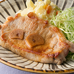 豚ロースのしょうゆバターソース