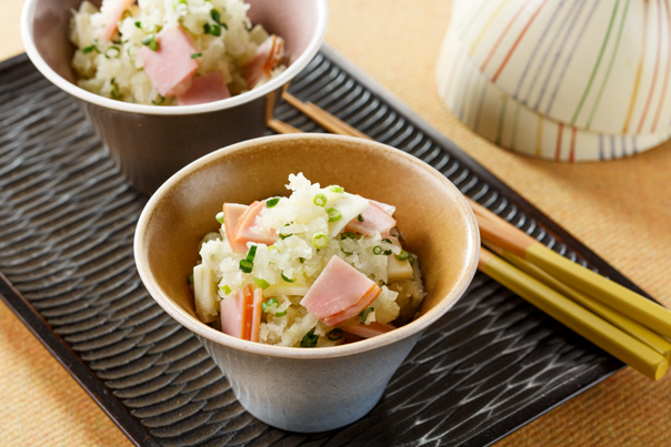 ハムとチーズのおろしあえ