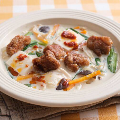 体ぽかぽか♪たっぷり野菜と豚肉の坦々スープ