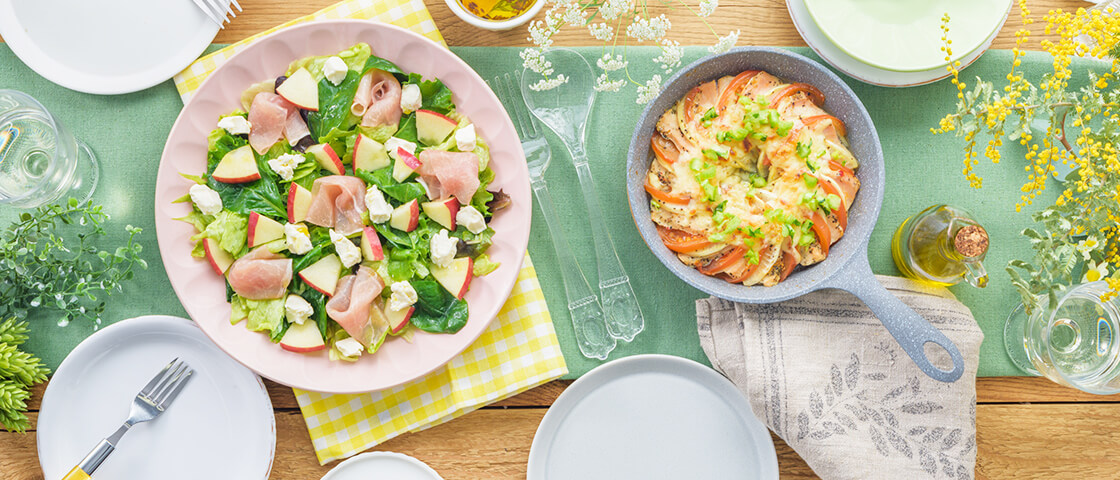 テーブル華やぐスパイス・ハーブ料理