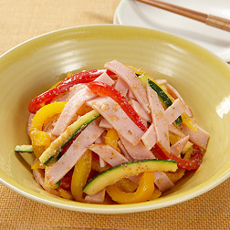 ハムと夏野菜のナムル
