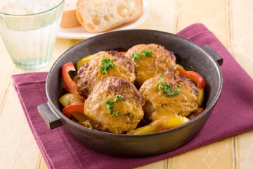 焼きハンバーグカレー風味