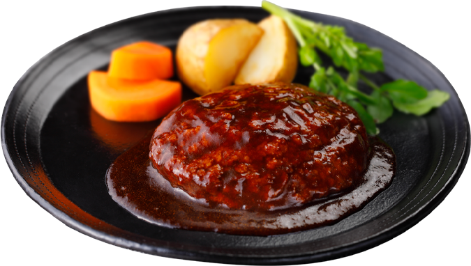 濃厚デミグラスハンバーグ